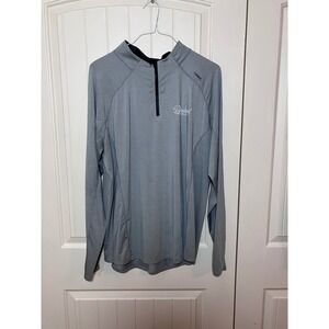 UNRL Stride Collection 1/4 Zip Pullover Gray XL Barstool Golf Performance Read